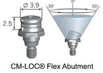 C&M CM-LOC® and CM-LOC® Flex abutment, STRAUMANN®, 1 pc