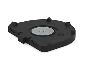 Baumann comBiflex® Premium base plate for Giroform®-System small, black, 100 pcs