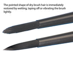Bredent MagicContrast - Black Synthetic Hair Brushes