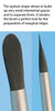 Bredent Unique Brush – Matt Black Synthetic Hair Brushes