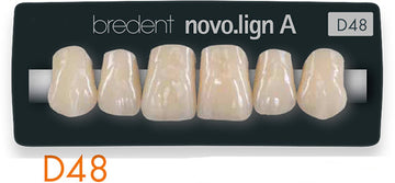 Bredent novo.lign Veneers Teeth – Upper anterior D48, 6er