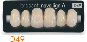 Bredent novo.lign Veneers Teeth – Upper anterior D49, 6er