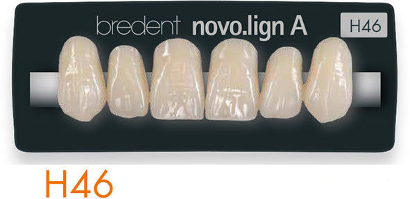 Bredent novo.lign Veneers Teeth – Upper anterior H46, 6er