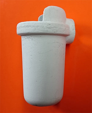 Lukadent Ceramic crucible with graphite insertion, 1 pc