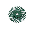 Lukadent Radial bristle disc Ø 25mm green grit 50, 4 pcs