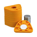 SAM MPS Magnetic mounting plates yellow, 10 pcs, 20 pcs or 100 pcs