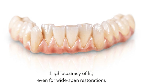 Sagemax NexxZr®T Multi multifunctional aesthetic. Multiple indications, translucent zirconia precoloured (A1-B4 and 4 bleaches) for Open CAD/CAM system, 1 pc