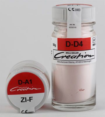 Creation ZI-F / Dentine (D), 20g or 50g